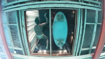 Caught My Bali Bungalow Neighbor Touching Herself Through Glass Floor