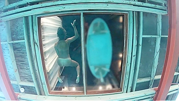 Caught My Bali Bungalow Neighbor Touching Herself Through Glass Floor