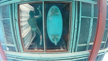 Caught My Bali Bungalow Neighbor Touching Herself Through Glass Floor