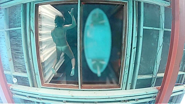 Caught My Bali Bungalow Neighbor Touching Herself Through Glass Floor