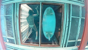 Caught My Bali Bungalow Neighbor Touching Herself Through Glass Floor