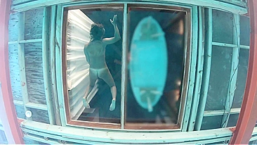 Caught My Bali Bungalow Neighbor Touching Herself Through Glass Floor