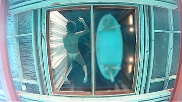 Caught My Bali Bungalow Neighbor Touching Herself Through Glass Floor