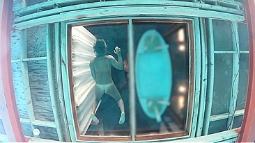 Caught My Bali Bungalow Neighbor Touching Herself Through Glass Floor