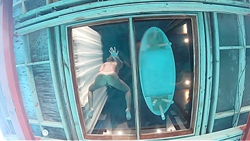 Caught My Bali Bungalow Neighbor Touching Herself Through Glass Floor