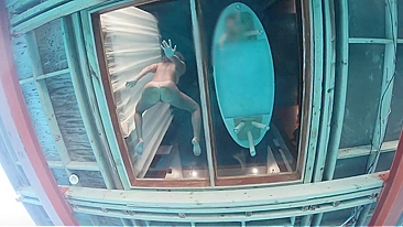 Caught My Bali Bungalow Neighbor Touching Herself Through Glass Floor