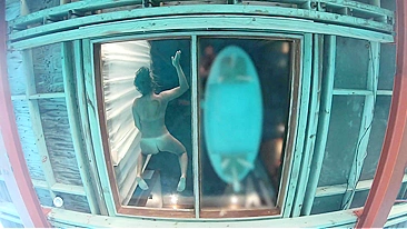 Caught My Bali Bungalow Neighbor Touching Herself Through Glass Floor