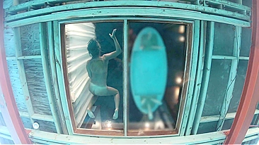 Caught My Bali Bungalow Neighbor Touching Herself Through Glass Floor