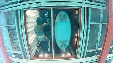 Caught My Bali Bungalow Neighbor Touching Herself Through Glass Floor