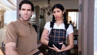 Daddy’s Dead & She’s Horny – Stepdad Confesses Murder Her Father & She Repays Him with Sex!