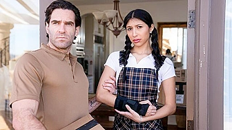 Daddy’s Dead & She’s Horny – Stepdad Confesses Murder Her Father & She Repays Him with Sex!