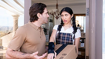 Daddy’s Dead & She’s Horny – Stepdad Confesses Murder Her Father & She Repays Him with Sex!