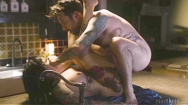 Taboo Obsession Unleashed ☆ Robber in Mask Fucks Neighbor MILF