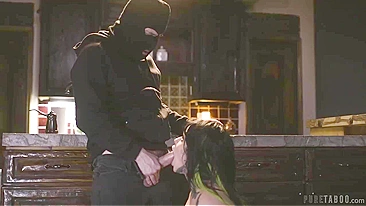 Taboo Obsession Unleashed ☆ Robber in Mask Fucks Neighbor MILF