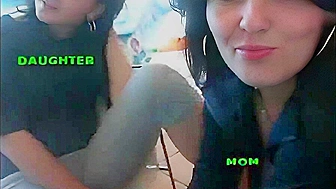Mom and Daughter's Raunchy Webcam Show ☆ Two Whores, One Bloodline #Taboo