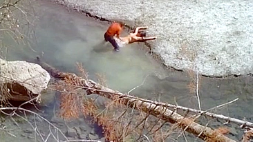 Lost Tourist in the Mountains Gets Caught and Ravaged by a Horny, Cunt-starved Hillbilly