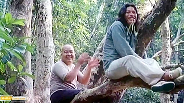 Helpless Peasant Woman Endures Savage Rape by Japanese Mob at River's Edge