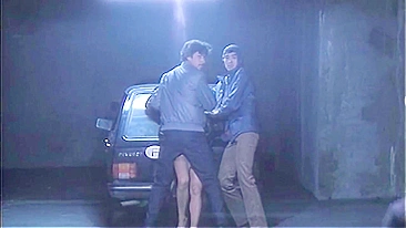 Lonely Girl Parked Her Car and Was Raped by Drunk Men in Underground Lot