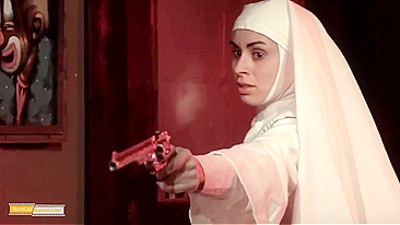 Wild West Men with Big Guns Rape Nun Missionary, Pass Her Around