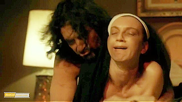 Wild West Men with Big Guns Rape Nun Missionary, Pass Her Around