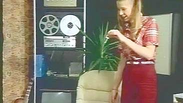 Classic 1970s Incest ☆ Brother Fucks Sister and Her Friend