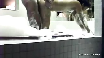 Wicked Daughter's Bathroom Sex Romp While Mom is Away Shopping