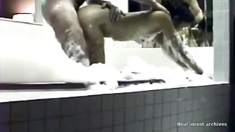 Wicked Daughter's Bathroom Sex Romp While Mom is Away Shopping Wicked Daughter's Bathroom Sex Romp While Mom is Away Shopping