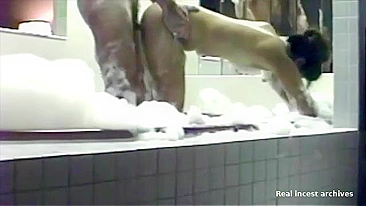 Wicked Daughter's Bathroom Sex Romp While Mom is Away Shopping