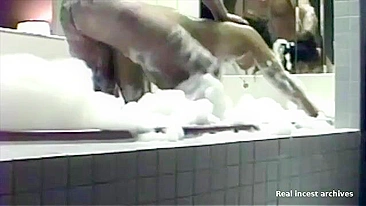 Wicked Daughter's Bathroom Sex Romp While Mom is Away Shopping