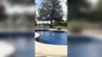 My Mommy Cums Poolside With Her Dildo Then Skinny Dips to Cool Off