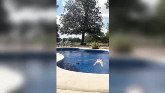 My Mommy Cums Poolside With Her Dildo Then Skinny Dips to Cool Off