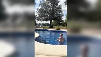 My Mommy Cums Poolside With Her Dildo Then Skinny Dips to Cool Off