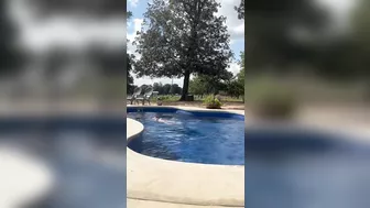 My Mommy Cums Poolside With Her Dildo Then Skinny Dips to Cool Off