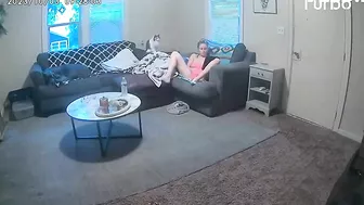 Horny Little Bookworm Busted Finger-Blasting Herself - Must-See Masturbation Madness