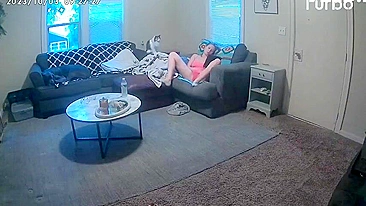 Horny Little Bookworm Busted Finger-Blasting Herself - Must-See Masturbation Madness