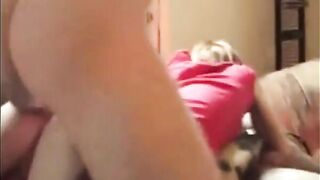 Brother Pounding His Sister’s Tight Ass Raw! No Condom, Just Spit & Greedy Backdoor Fucking