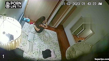 Furious Wife Catches Her Sleazy Husband Balls-Deep in Slutty Babysitter's Ass - Hidden Cam