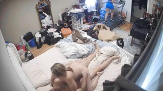 Devious Wife Hides Cam, Discovers Her Filthy Husband Relentlessly Drilling Babysitter's Wet Cunt