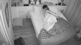 Twisted Son's Spy Cam Reveals Dad Savagely Drilling Mom's Eager Beaver with His Pulsing Monster Cock