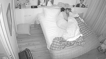 Twisted Son's Spy Cam Reveals Dad Savagely Drilling Mom's Eager Beaver with His Pulsing Monster Cock