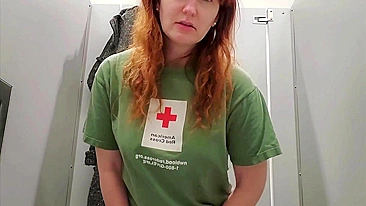 Сheating White Wife Gets Naked and Masturbates Hard.