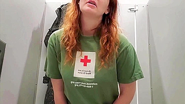 Сheating White Wife Gets Naked and Masturbates Hard.