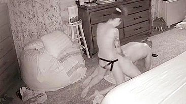 Filthy Femdom Bitch Strapon Fucks Daddy's Ass Rough and Deep