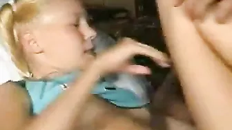 Daddy's Little Girl Loves Giving Him Wet, Messy Blowjobs