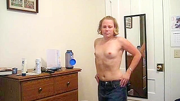 Shy College Girl Reluctantly Strips for Daddy on Cam for the First Time!