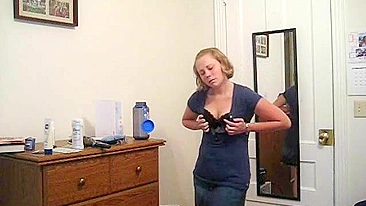 Shy College Girl Reluctantly Strips for Daddy on Cam for the First Time!