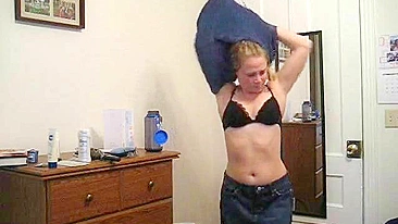 Shy College Girl Reluctantly Strips for Daddy on Cam for the First Time!