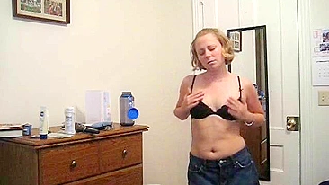 Shy College Girl Reluctantly Strips for Daddy on Cam for the First Time!