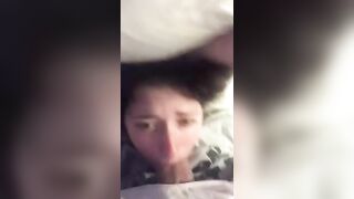 Daddy Facefucks His Teen Daughter, Making Her Gag on His Big Cock