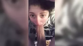 Daddy Facefucks His Teen Daughter, Making Her Gag on His Big Cock